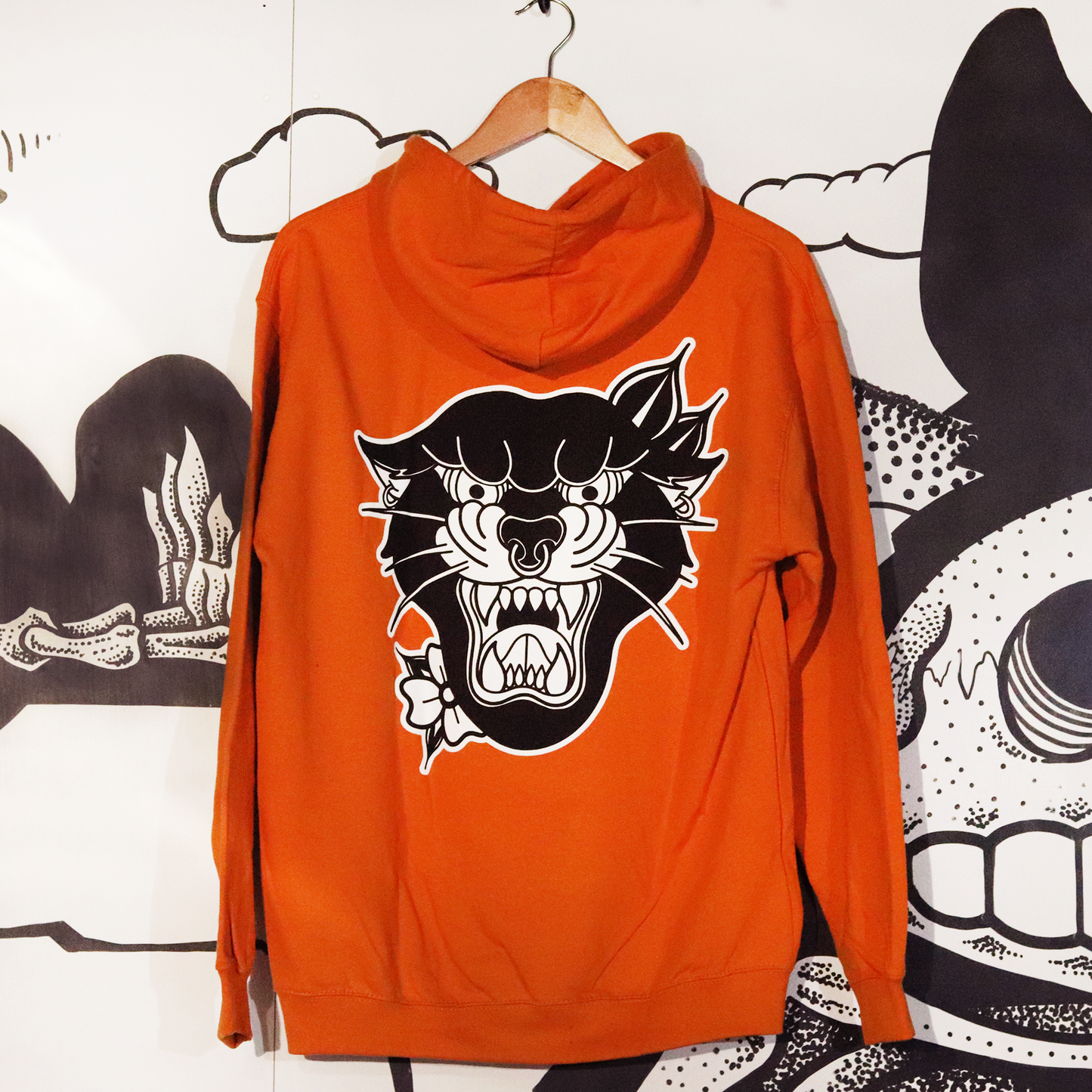 Barbed Pumpkin Orange Hoodie - Seasonal