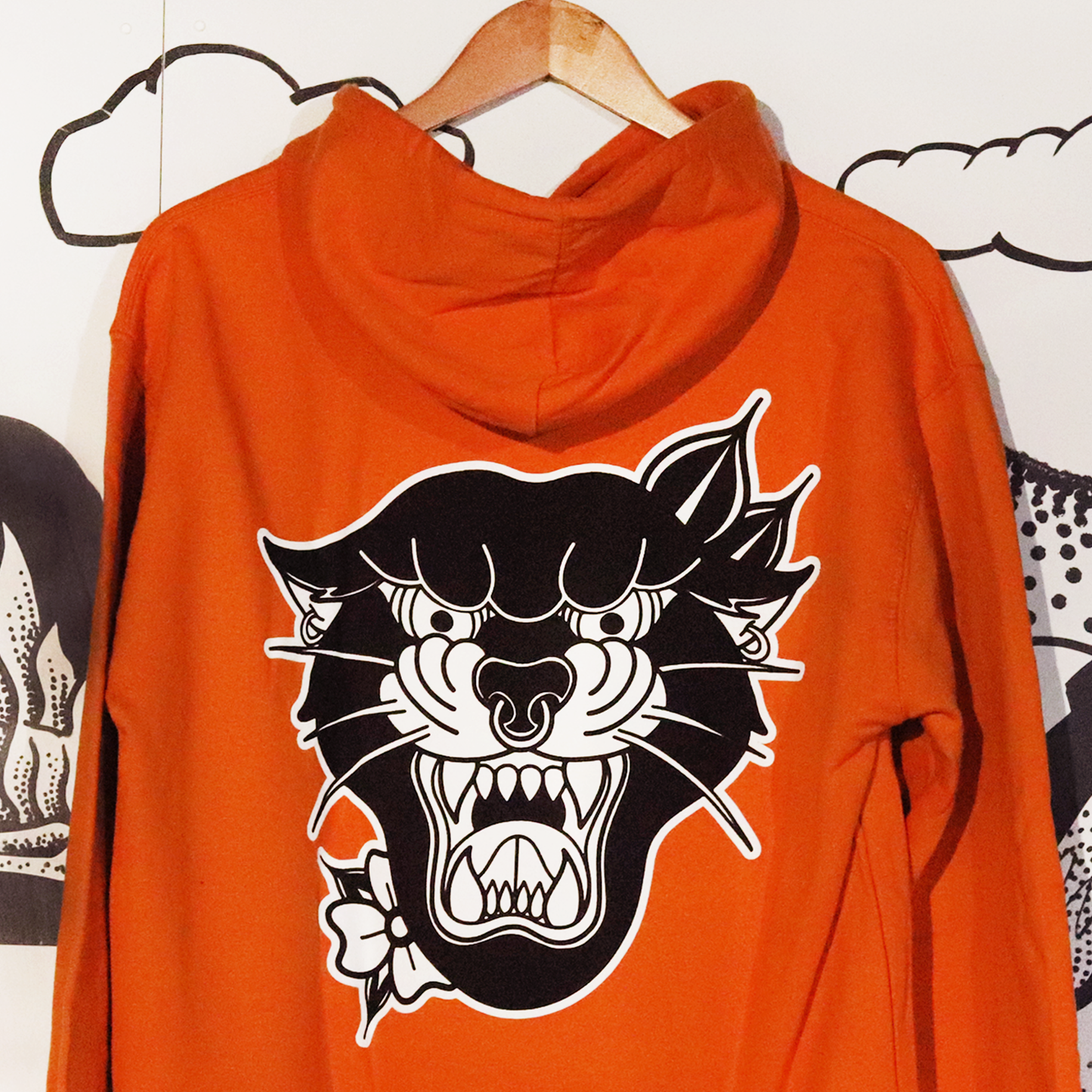 Barbed Pumpkin Orange Hoodie - Seasonal